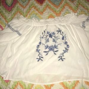 Off the shoulder top